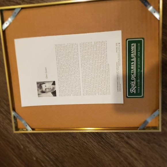 SET OF 2 FRAMED GLEN GREEN THE DRIVE & SAND WEDGE - Picture 3 of 3